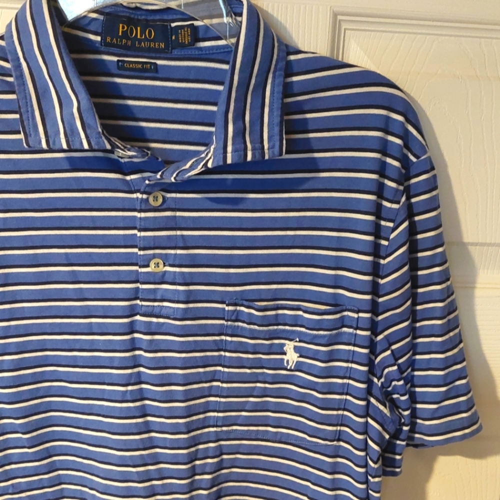 ❤️SALE! POLO RALPH LAUREN Classic Fit Striped Polo Shirt